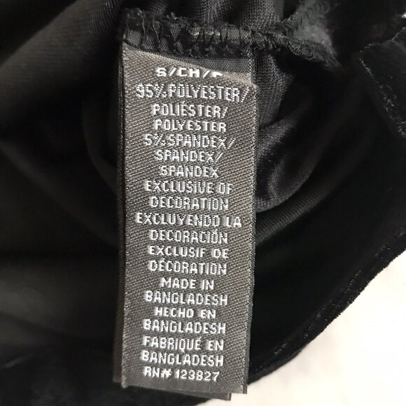 Saints Studio Paisley Velour Button Up Shirt Men's Small Black Short Sleeve Top - Picture 7 of 7